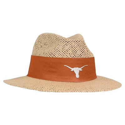 Ahead Texas Longhorns Wellington Gambler Straw Hat