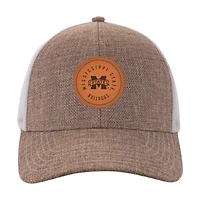 Ahead White Mississippi State Bulldogs Pregame Adjustable Hat