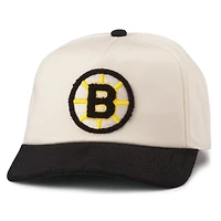 American Needle Black Boston Bruins Burnett Adjustable Hat
