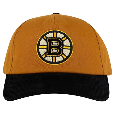 American Needle Black Boston Bruins Burnett Adjustable Hat