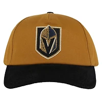 American Needle Black Vegas Golden Knights Burnett Adjustable Hat