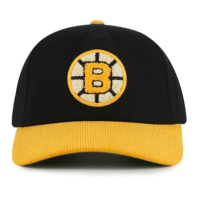American Needle Gold Boston Bruins Burnett Adjustable Hat