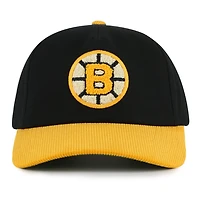 American Needle Gold Boston Bruins Burnett Adjustable Hat