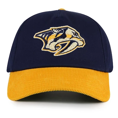 American Needle Gold Nashville Predators Burnett Adjustable Hat