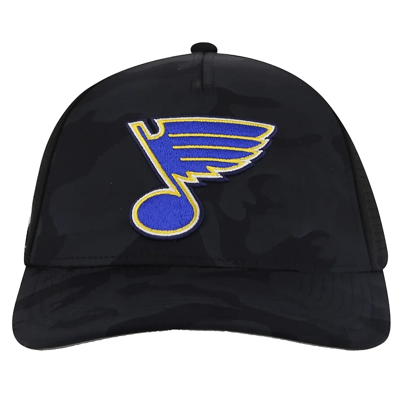 American Needle St Louis Blues Valin Camo Super Tech Vented Adjustable Hat
