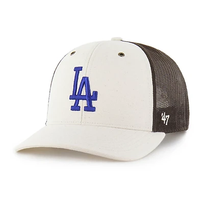 Carhartt x '47 Brown Los Angeles Dodgers Undyed Trucker Adjustable Hat