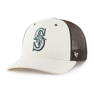 Carhartt x '47 Brown Seattle Mariners Undyed Trucker Adjustable Hat