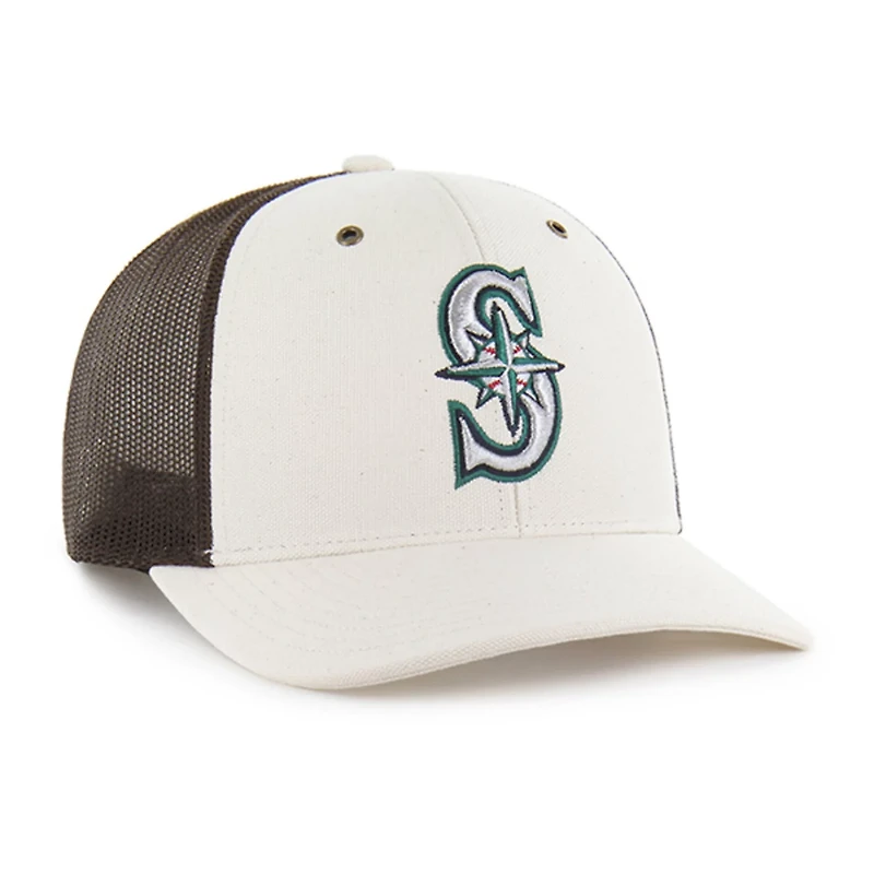 Carhartt x '47 Brown Seattle Mariners Undyed Trucker Adjustable Hat