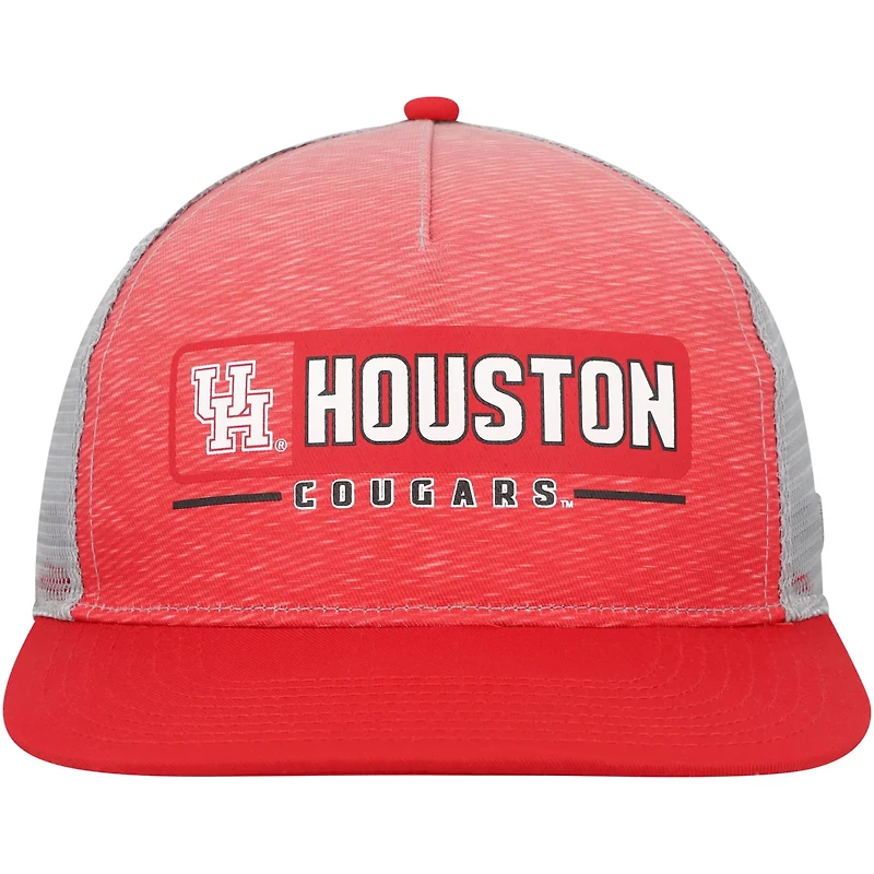 Colosseum Gray Houston Cougars Snapback Hat
