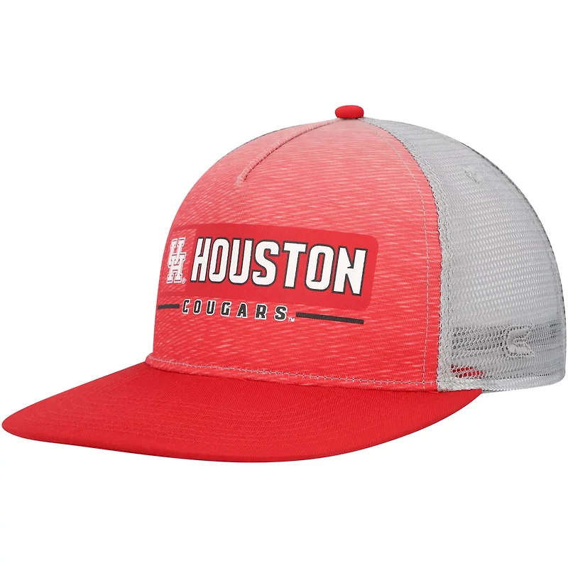 Colosseum Gray Houston Cougars Snapback Hat