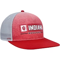 Colosseum Gray Indiana Hoosiers Snapback Hat