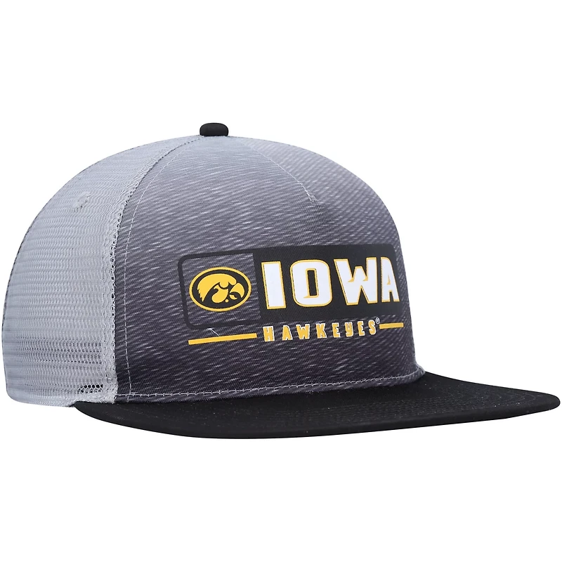 Colosseum Gray Iowa Hawkeyes Snapback Hat