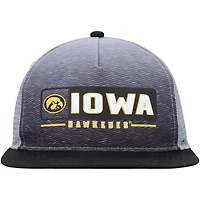 Colosseum Gray Iowa Hawkeyes Snapback Hat