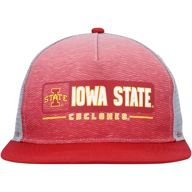 Colosseum Gray Iowa State Cyclones Snapback Hat