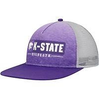 Colosseum Gray Kansas State Wildcats Snapback Hat
