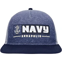 Colosseum Gray Midshipmen Snapback Hat