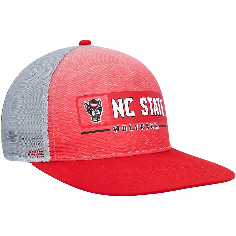 Colosseum Gray NC State Wolfpack Snapback Hat