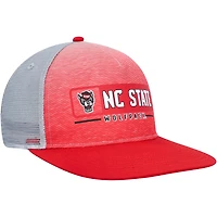 Colosseum Gray NC State Wolfpack Snapback Hat