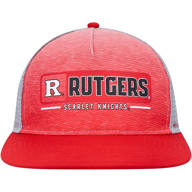 Colosseum Gray Rutgers Knights Snapback Hat