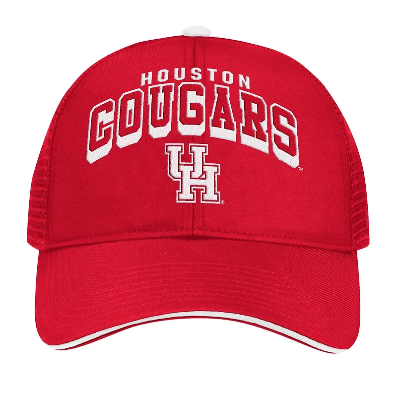 Colosseum Houston Cougars Wyatt Primary Team Trucker Adjustable Hat