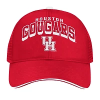 Colosseum Houston Cougars Wyatt Primary Team Trucker Adjustable Hat