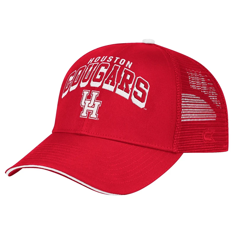 Colosseum Houston Cougars Wyatt Primary Team Trucker Adjustable Hat