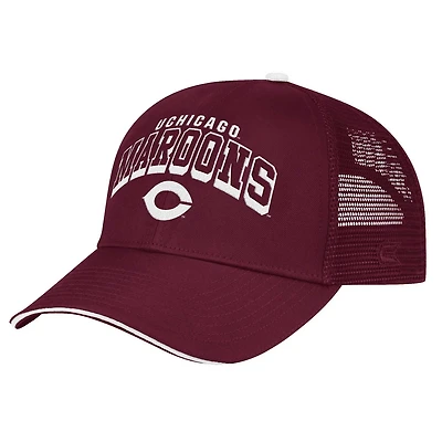 Colosseum UChicago Maroons Wyatt Primary Team Trucker Adjustable Hat