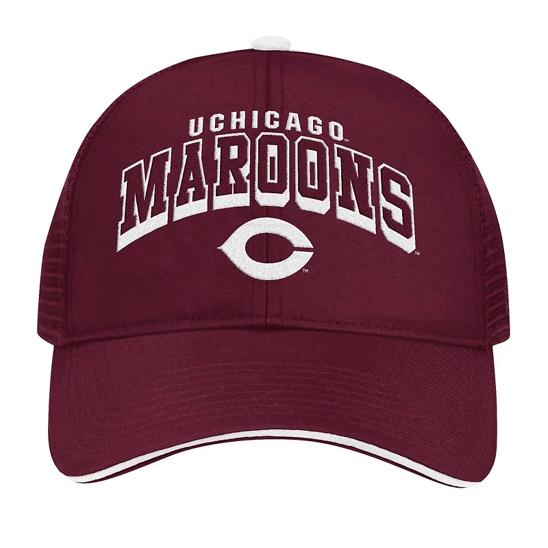 Colosseum UChicago Maroons Wyatt Primary Team Trucker Adjustable Hat