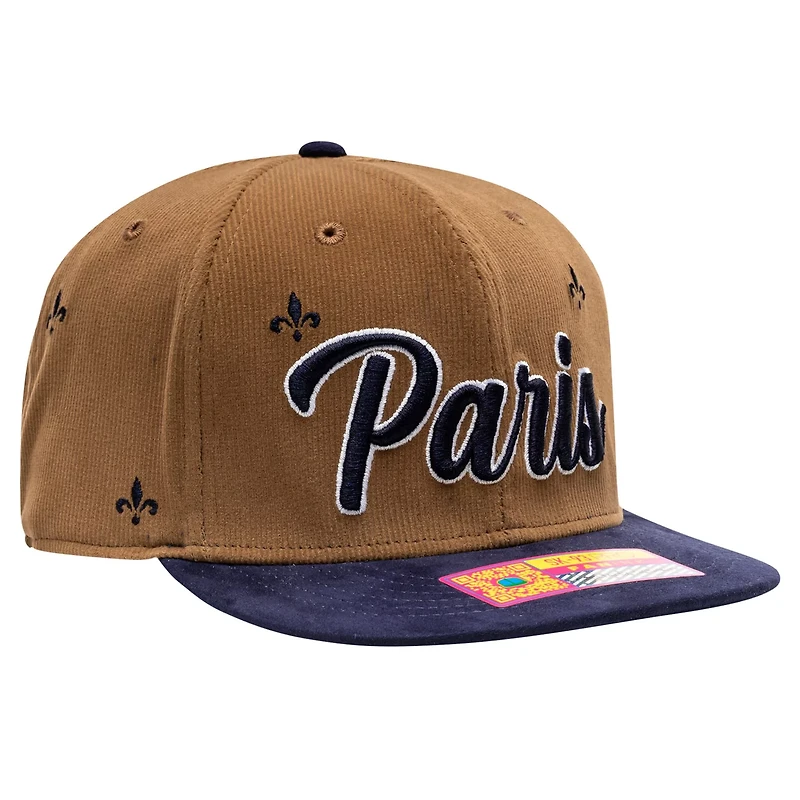 Fan Ink Navy Paris Saint-Germain Whiskey Adjustable Hat