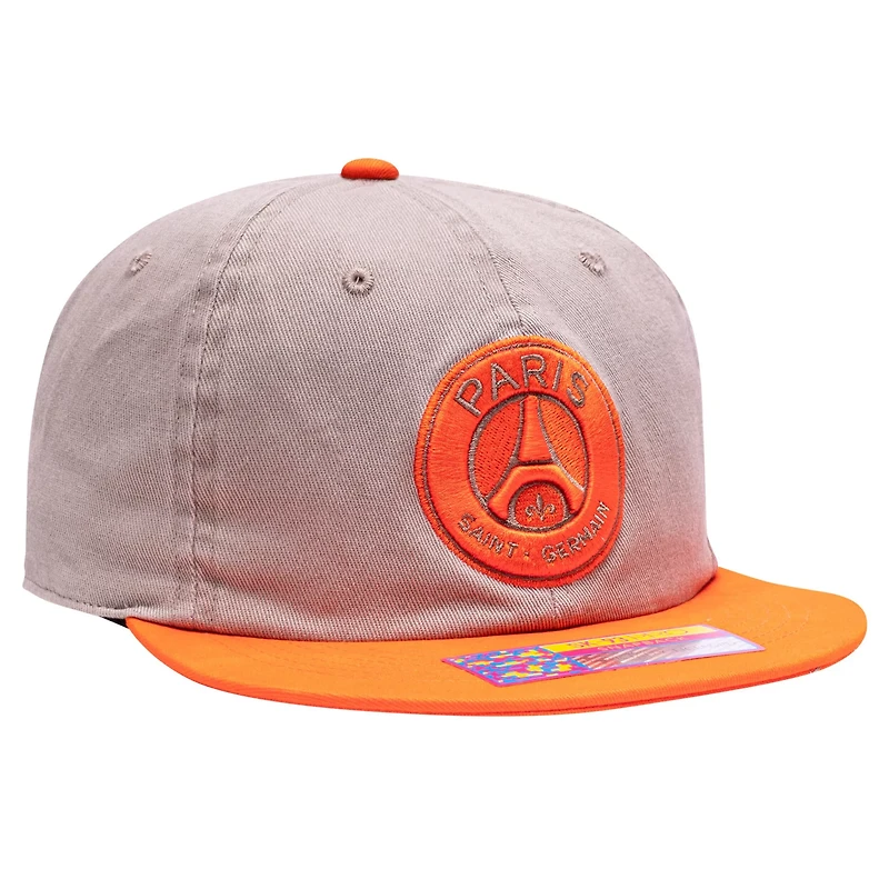 Fan Ink Orange Paris Saint-Germain Wander Snapback Hat