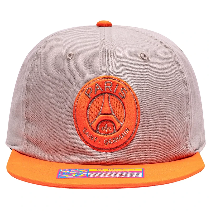 Fan Ink Orange Paris Saint-Germain Wander Snapback Hat