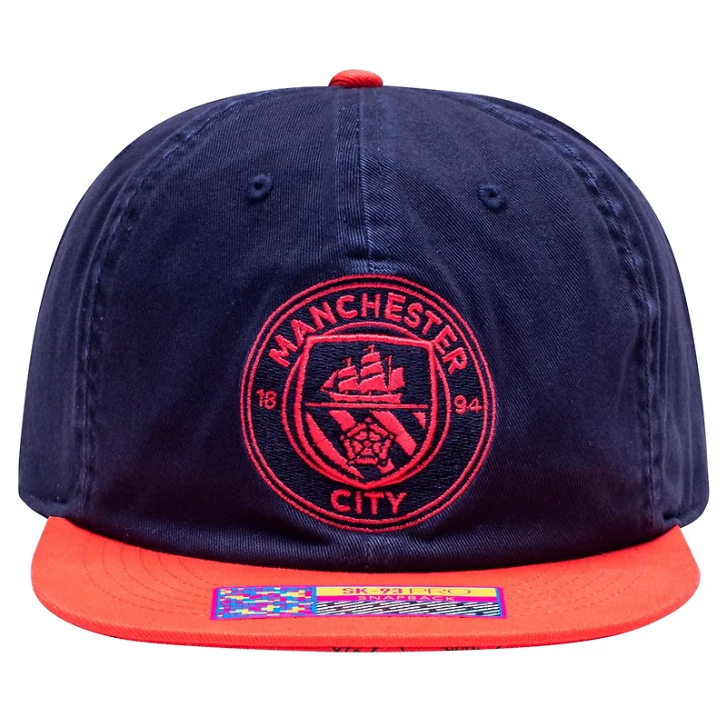 Fan Ink Red Manchester City Wander Snapback Hat
