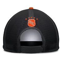 Fanatics Black Edmonton Oilers Decades Collection Foam Front Snapback Hat