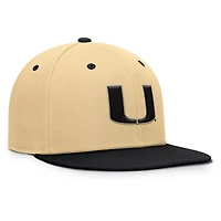 Fanatics Black Miami Hurricanes Balance Fitted Hat