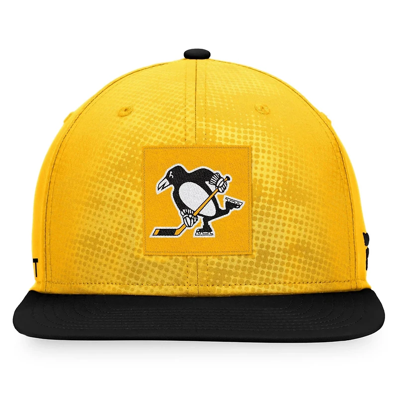 Fanatics /Black Pittsburgh Penguins Authentic Pro Alternate Logo Snapback Hat
