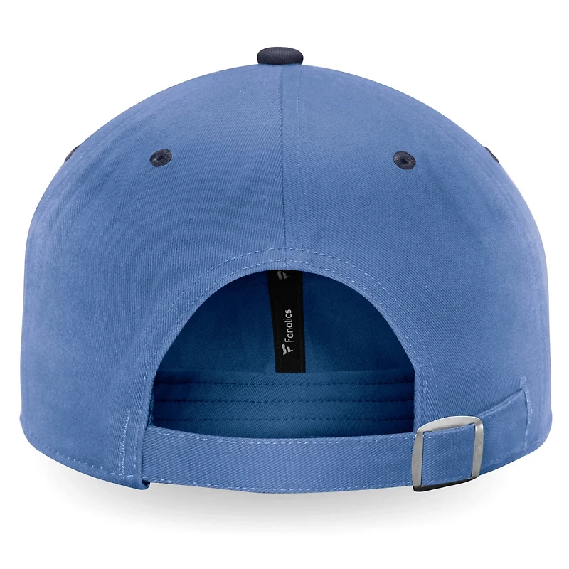 Fanatics Blue Sporting Kansas City Iconic Blocked Fundamental Adjustable Hat