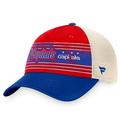 Fanatics /Blue Washington Capitals Heritage Vintage Trucker Adjustable Hat