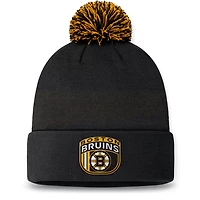 Fanatics Boston Bruins 2024 NHL Draft Cuffed Knit Hat with Pom