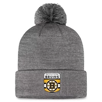 Fanatics Boston Bruins Authentic Pro Home Ice Cuffed Knit Hat with Pom