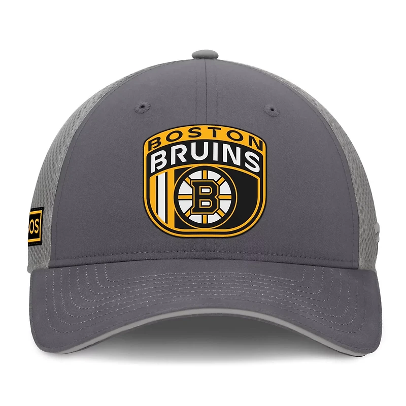 Fanatics Boston Bruins Authentic Pro Home Ice Trucker Adjustable Hat