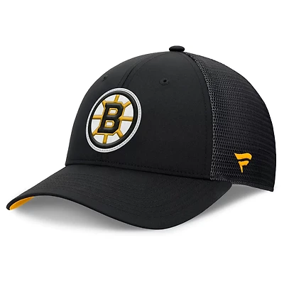 Fanatics Boston Bruins Authentic Pro Home Ice Trucker Adjustable Hat