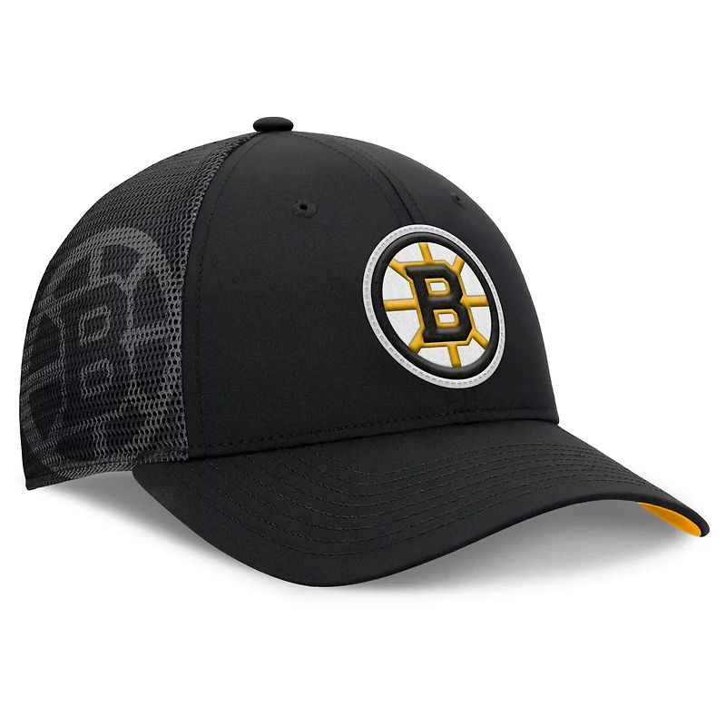 Fanatics Boston Bruins Authentic Pro Home Ice Trucker Adjustable Hat