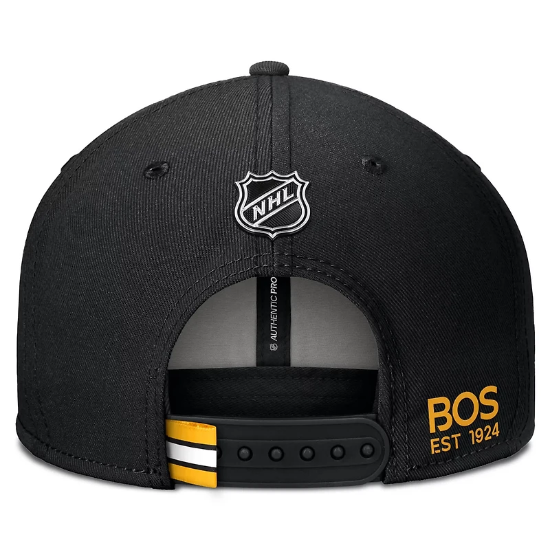 Fanatics Boston Bruins Authentic Pro Prime Snapback Hat