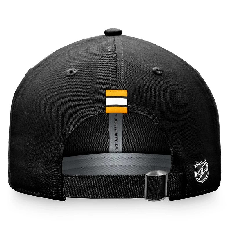 Fanatics Boston Bruins Authentic Pro Rink Adjustable Hat