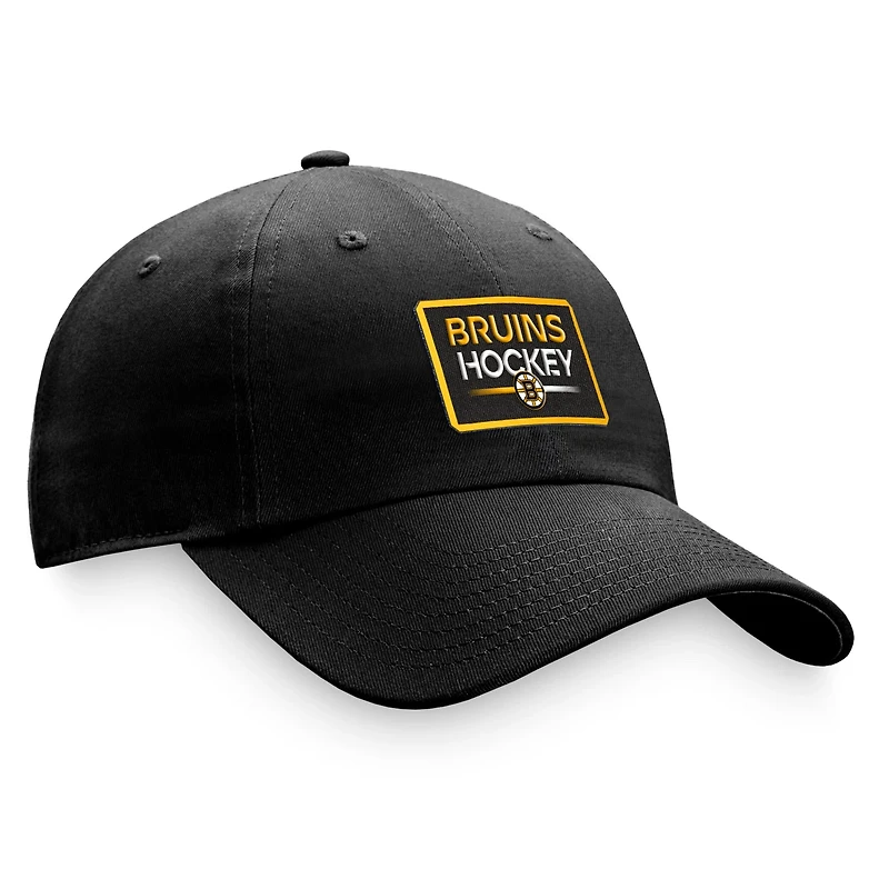 Fanatics Boston Bruins Authentic Pro Rink Adjustable Hat