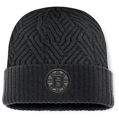 Fanatics Boston Bruins Authentic Pro Road Cuffed Knit Hat