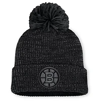 Fanatics Boston Bruins Authentic Pro Road Cuffed Knit Hat with Pom