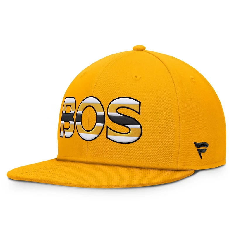 Fanatics Boston Bruins Authentic Pro Team Rink Snapback Hat