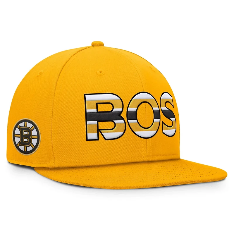 Fanatics Boston Bruins Authentic Pro Team Rink Snapback Hat