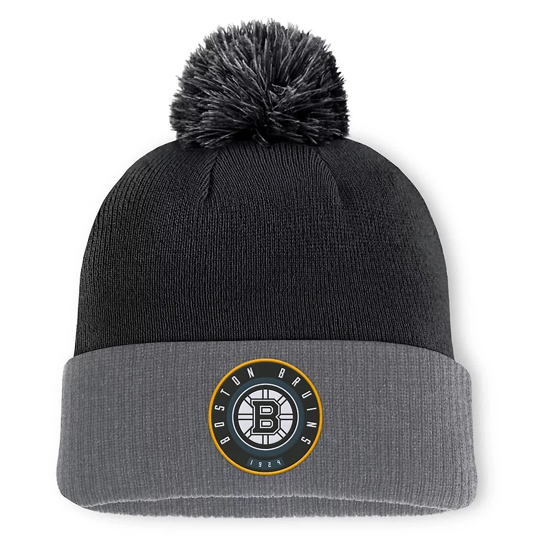 Fanatics Boston Bruins Cuffed Knit Hat with Pom